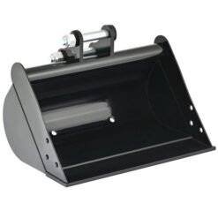 500mm Plain Flat Bucket Attachment 20" for Mini Excavator Digger with 2 Pins